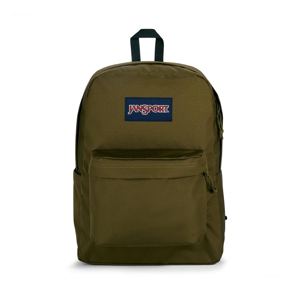 Sac à Dos Ordinateur JanSport SuperBreak? Plus Vert Olive | XNG-48970500